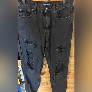 Aeropostale Black Mom Jeans sz 4